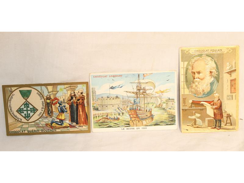 COLLECTION DE CARTES postales ou publicitaires...
