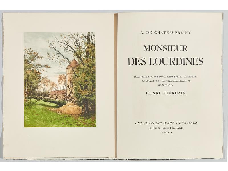 CHATEAUBRIANT, Monsieur des Lourdines, Les...