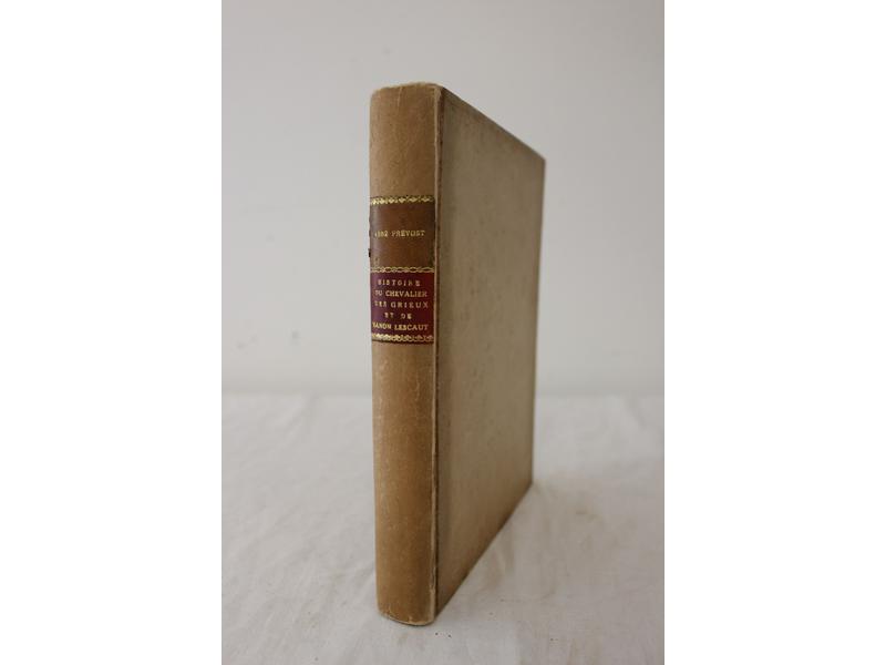 Abbé PREVOST, Histoire du Chevalier des Grieux...