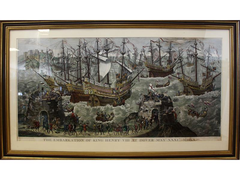 L'embarquement du roi Henry VIII.