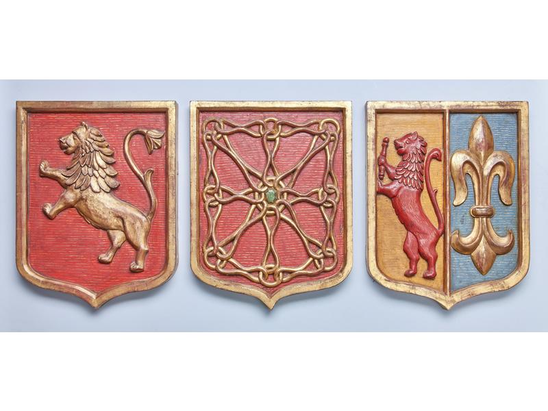 BLASONS de trois provinces basques Navarre,...
