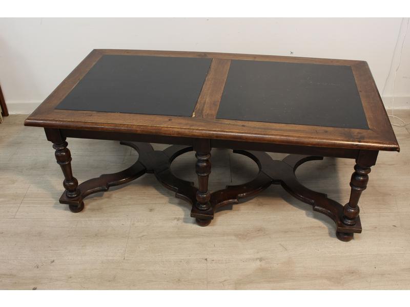 TABLE BASSE en chêne rectangulaire à six...