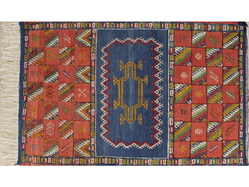 KILIM, PETIT TAPIS rectangulaire en laine...