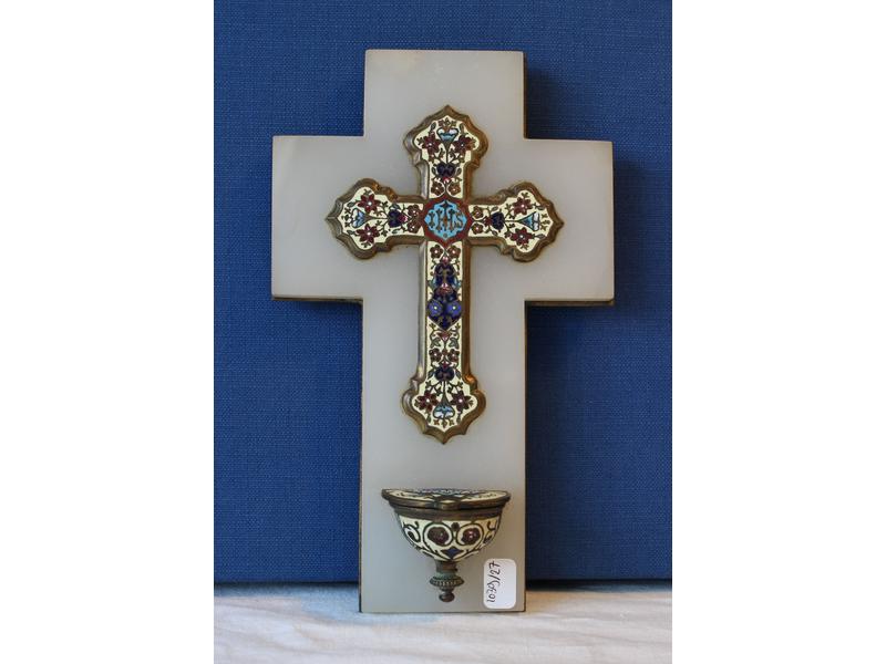 CROIX en émaux cloisonnés.