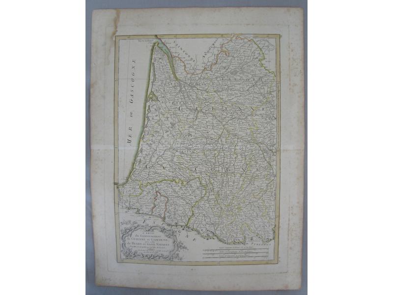 Carte du Gouvernement de Guienne et Gascogne...