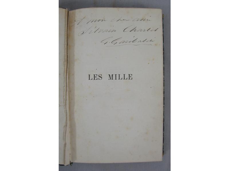 GARIBALDI (G.): Les Mille. Silvain, 1875....
