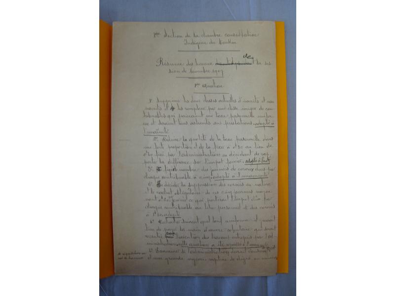 [INDOCHINE] Résumé des travaux de la session...