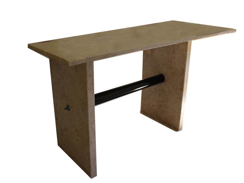 TABLE rectangulaire en pierre recomposée...