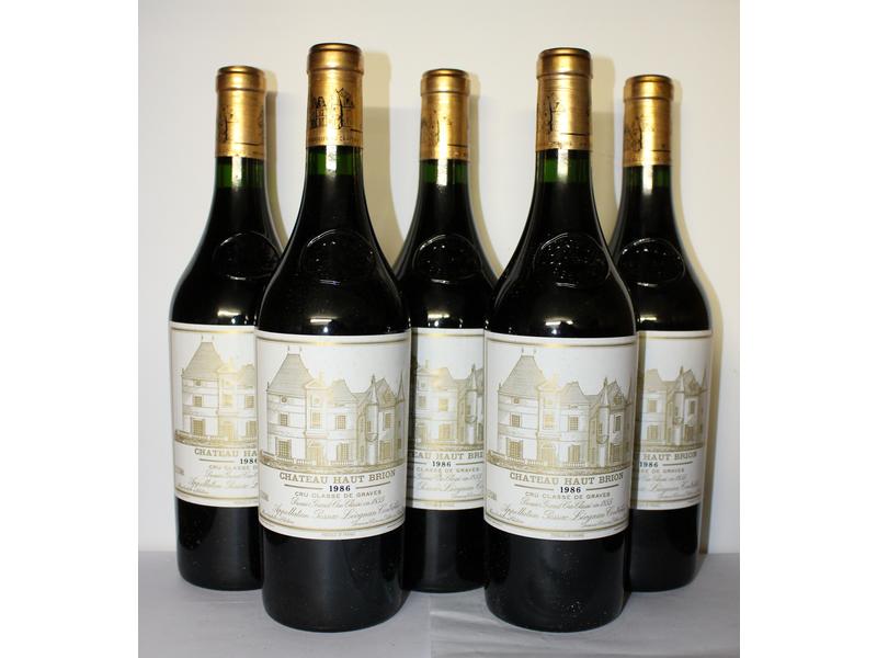 5 Blles, CH. HAUT BRION, Graves, GCC, 19...