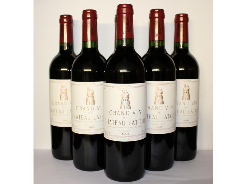 6 Blles CH. LATOUR, Pauillac, 1er GCC, 1...