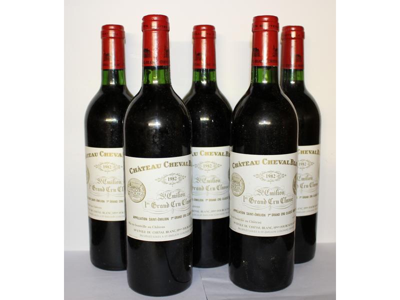 5 Blles, CH. CHEVAL BLANC, Saint-Emilion,...