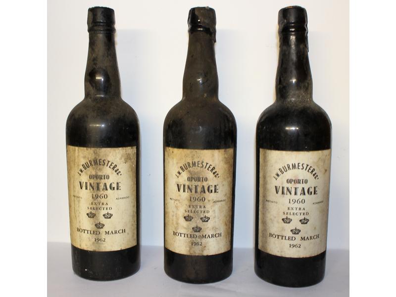 3 Blles, HAUT PORTO VINTAGE, J.W DERMESTER...