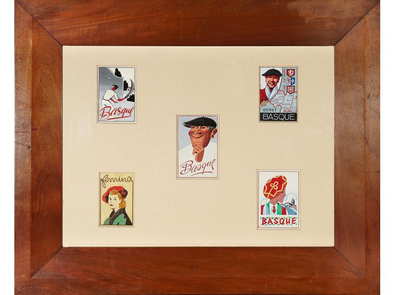 DIX PROJETS D'ETIQUETTES DE BERETS BASQUES...
