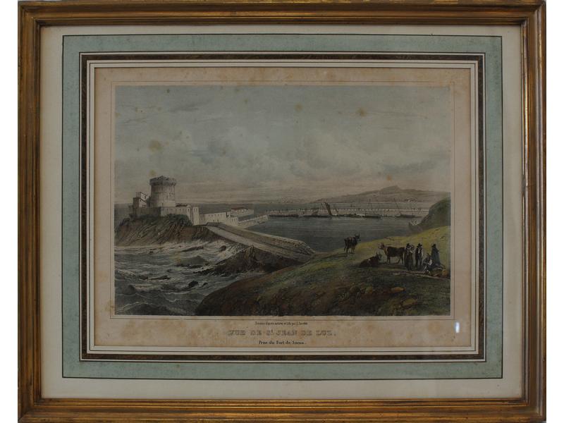 DEUX LITHOGRAPHIES en couleurs