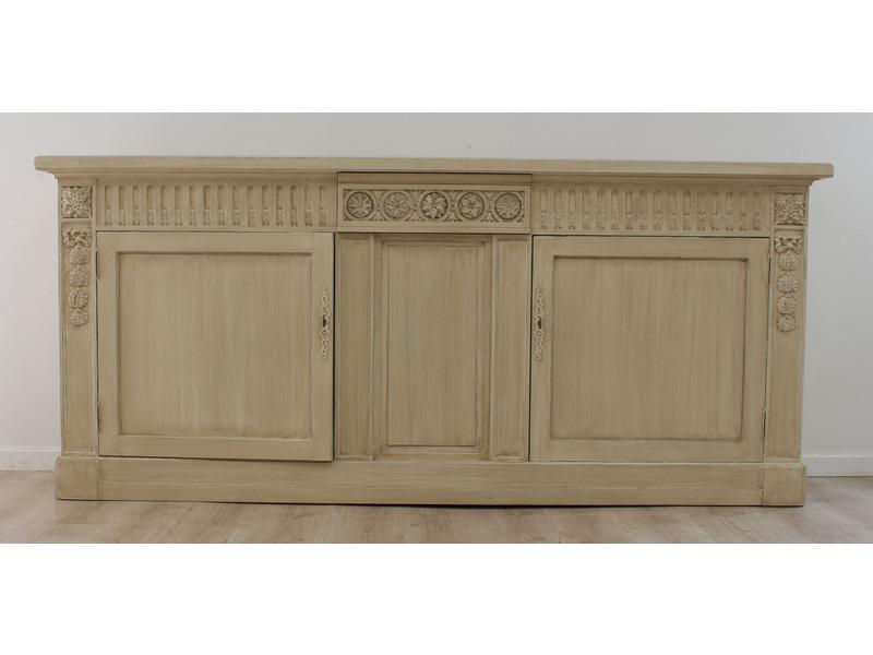 ENFILADE rectangulaire en bois laqué blanc...