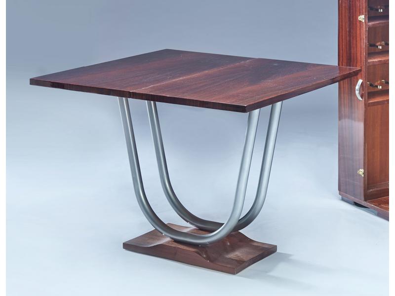 TABLE CONSOLE à plateau abattant pivotant...