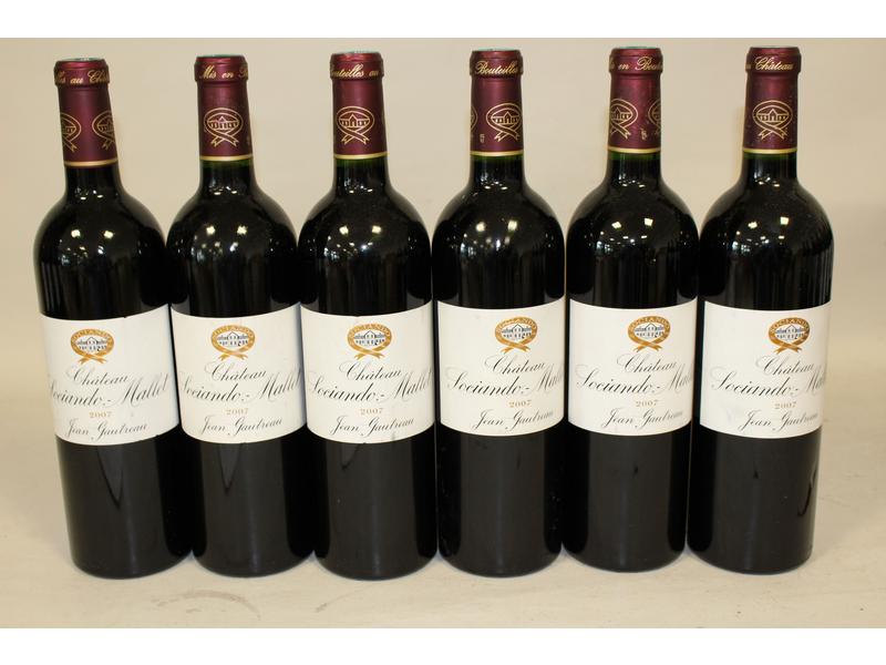 6 blles CH. SOCIANDO MALLET, Haut Médoc,...