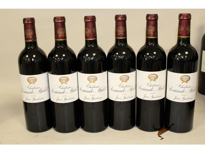 6 blles CH. SOCIANDO MALLET, Haut Médoc,...