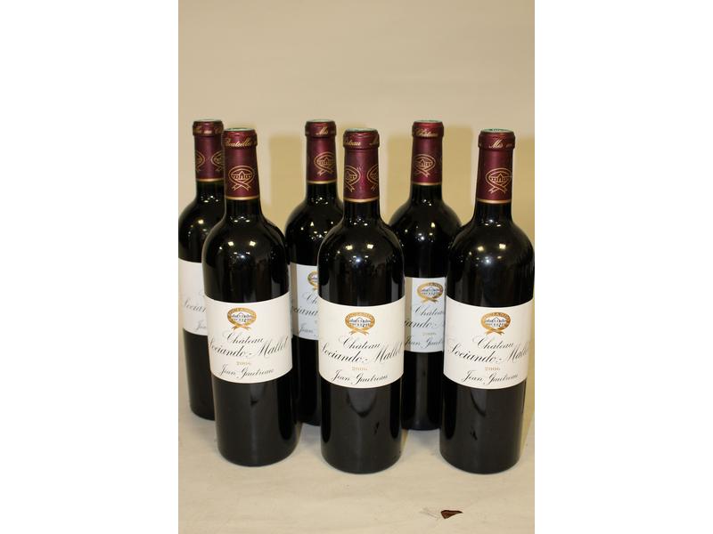 6 blles CH. SOCIANDO MALLET, Haut Médoc,...