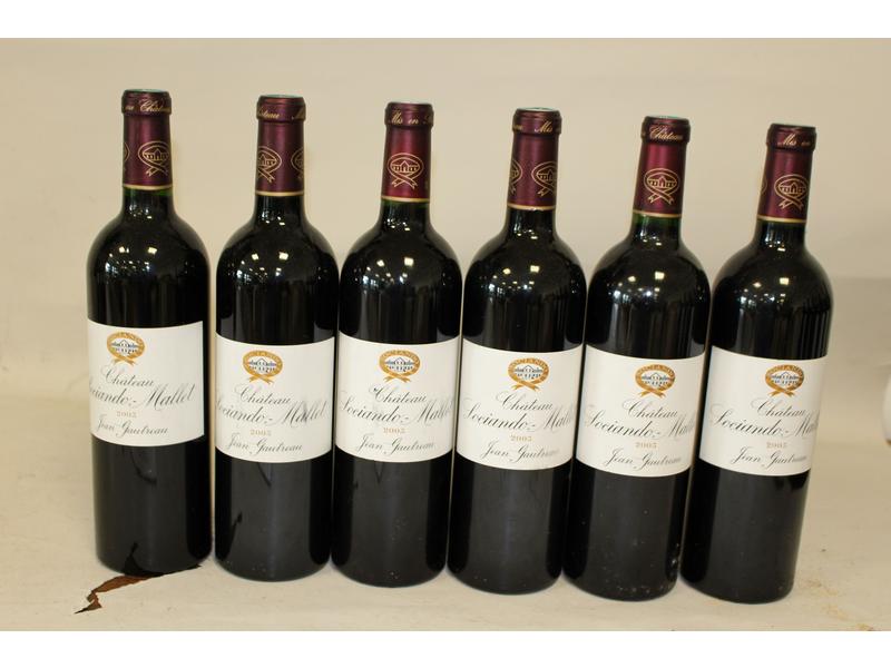 6 blles CH. SOCIANDO MALLET, Haut Médoc,...