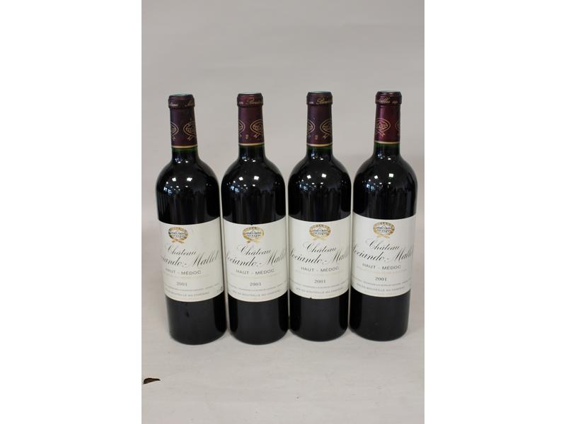 4 blles CH. SOCIANDO MALLET, Haut Médoc,...