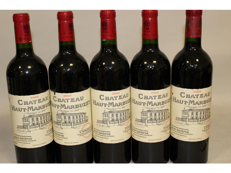 5 blles CH. HAUT MARBUZET, Saint-Estephe,...
