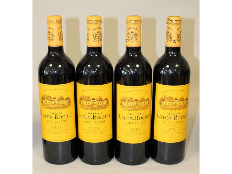 4 blles CH. LAFON ROCHET, Saint-Estephe,...