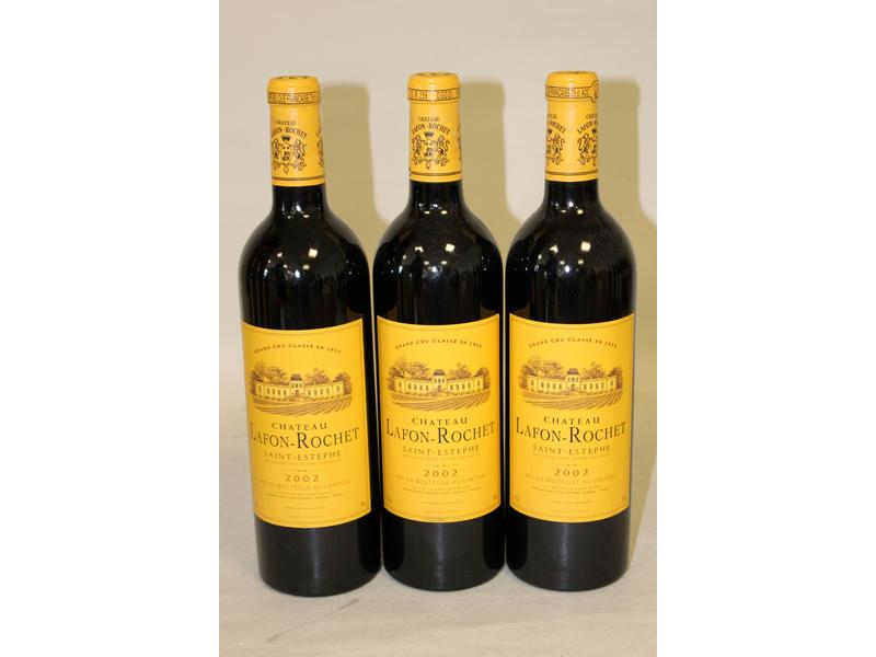 3 blles CH. LAFON ROCHET, Saint-Estephe,...
