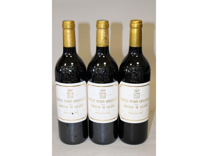 3 blles CH. PICHON LALANDE, Pauillac, GC...
