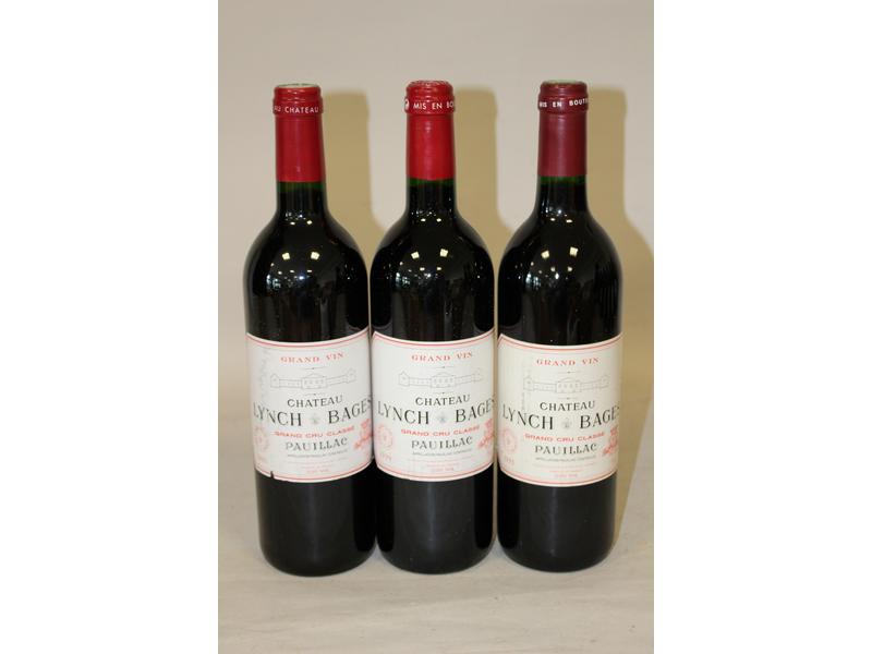 3 blles CH. LYNCH BAGES, Pauillac, GCC: