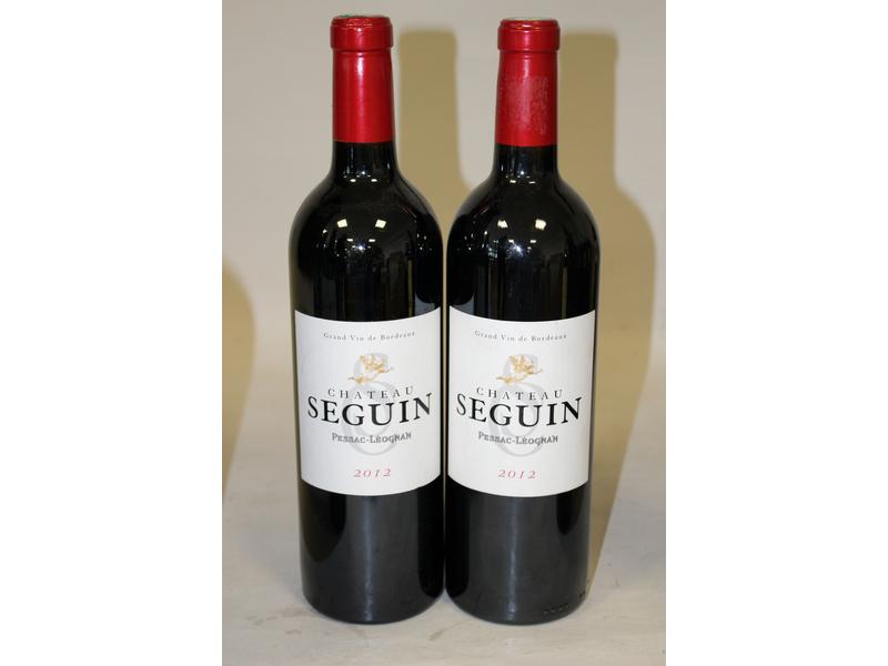 2 blles CH. SEGUIN, Pessac-Léognan, 2012