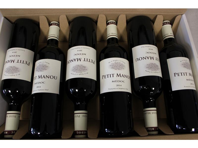 6 blles PETIT MANOU, Médoc, 2014