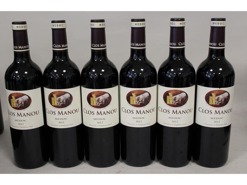 6  Blles CLOS MANOU, Medoc, 2012