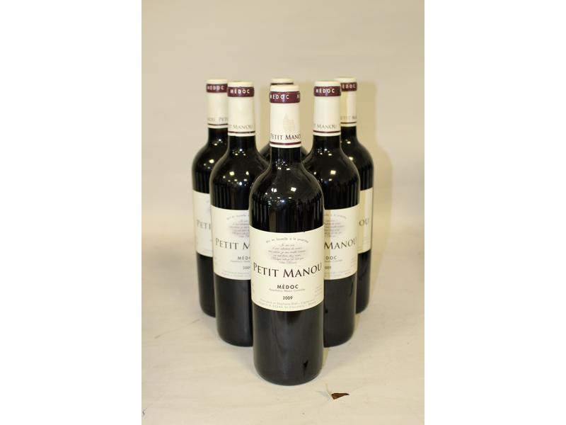6 blles PETIT MANOU, Médoc, 2009