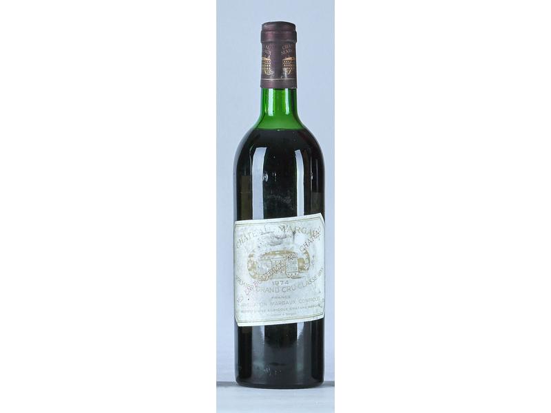 1 Blle CH. MARGAUX, 1er GCC, 1974.