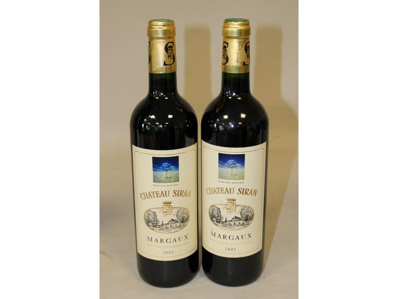 2 blles CH. SIRAN, Margaux, 2005