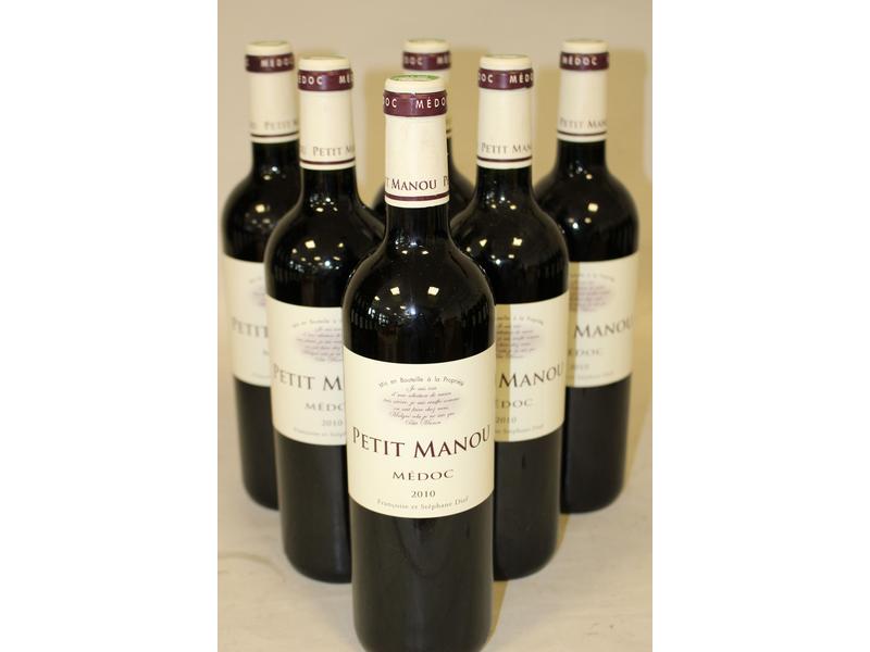 6 blles PETIT MANOU, Médoc, 2010