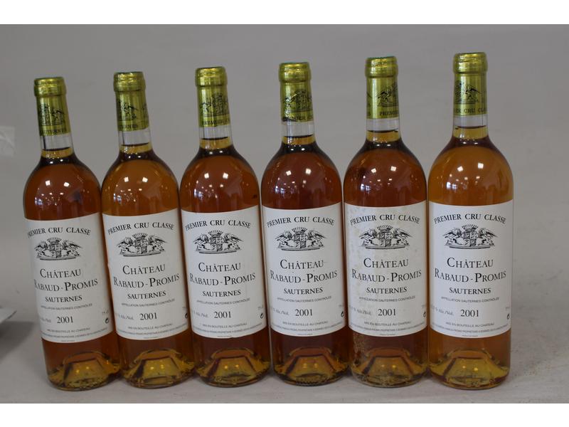 6 Blles CH. RABAUD-PROMIS, Sauternes, 1er...
