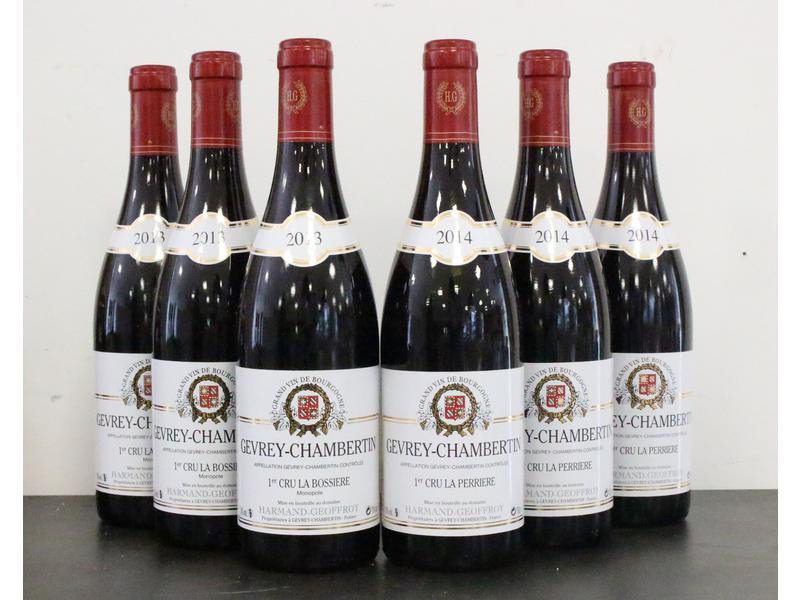 Lot de 6 blles mise Harmand-Joffroy comp...