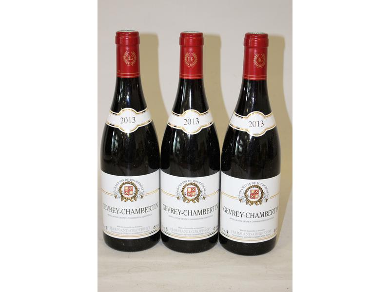 3 blles GEVREY CHAMBERTIN, mise dom. Harmand-Joffroy,...
