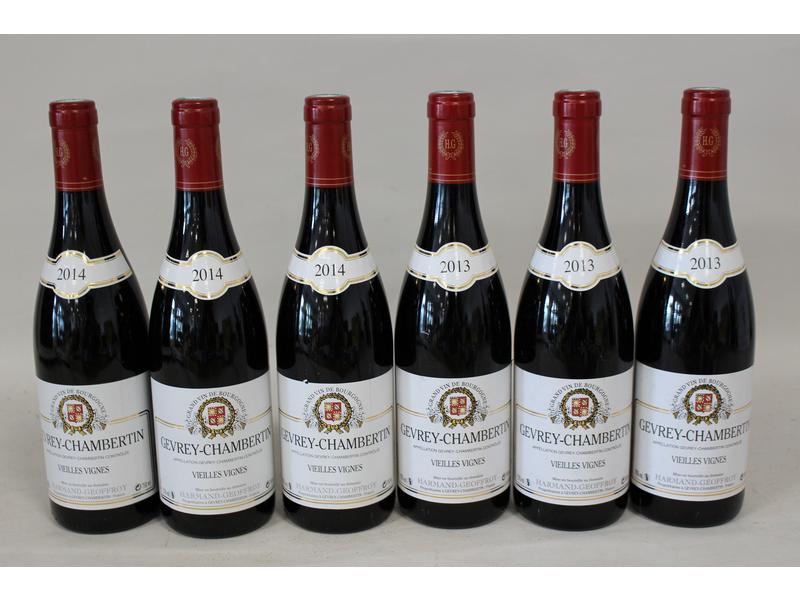 6 blles GEVREY CHAMBERTIN, Vieilles vignes,...