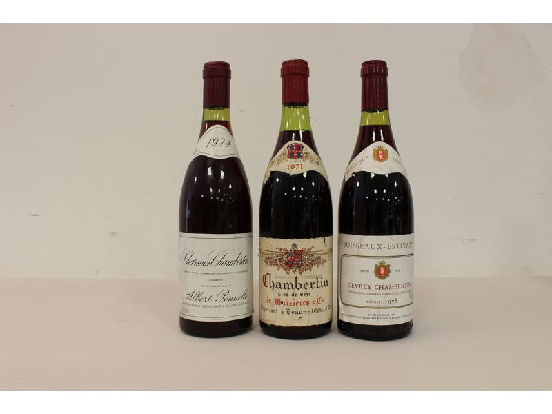 LOT DE 3 Blles comprenant :