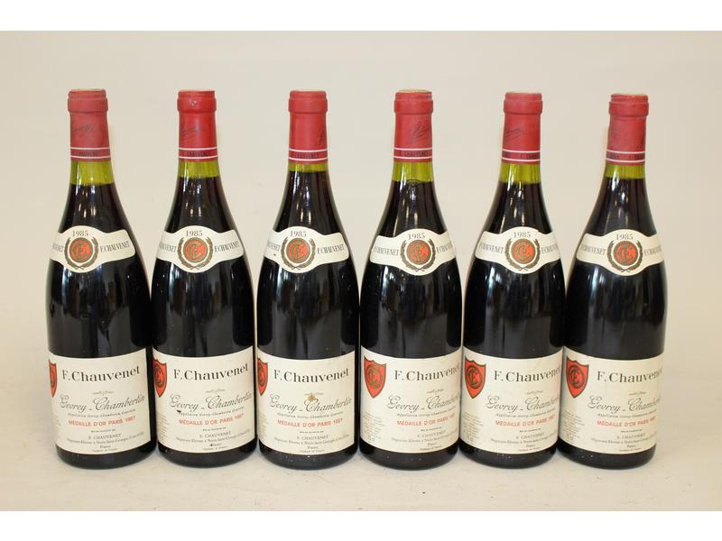 6 blles GEVREY CHAMBERTIN, mise F. Chauvenet,...