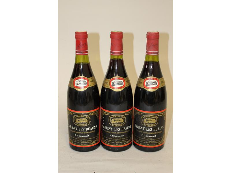 3 blles SAVIGNY LES BEAUNE, mise F. Chauvenet,...