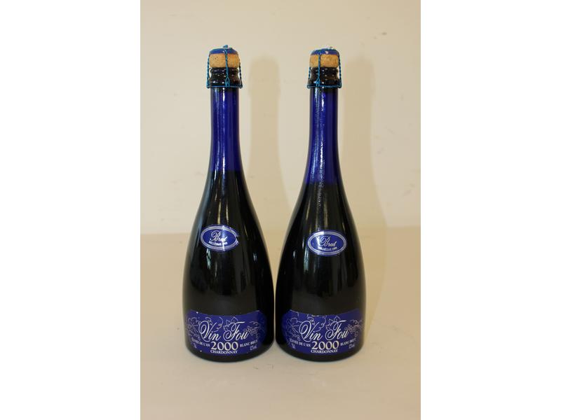 2 Blles VIN FOU, Chardonnay, blanc brut,...