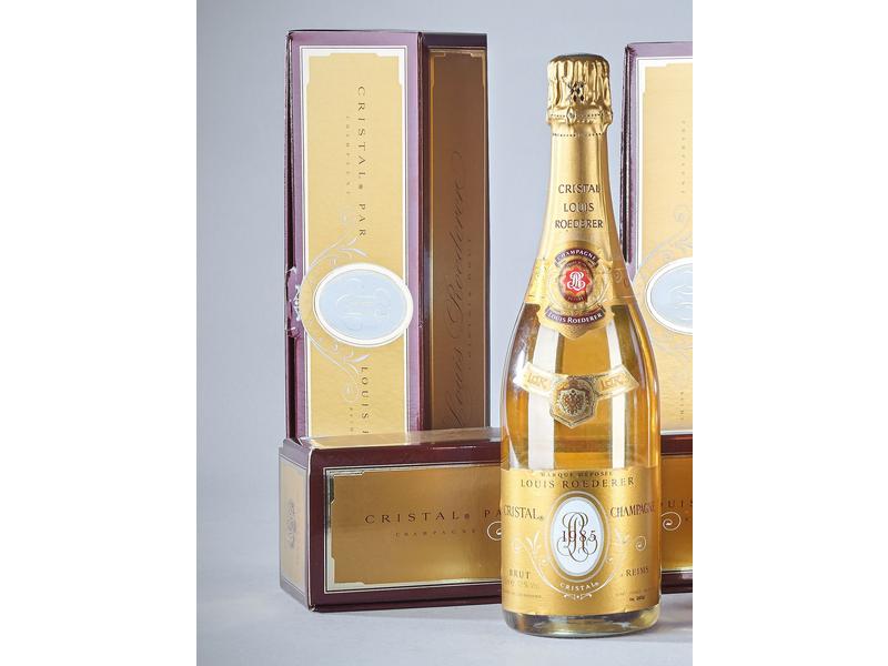 2 Blles CHAMPAGNE Louis Roederer, CRISTAL,...
