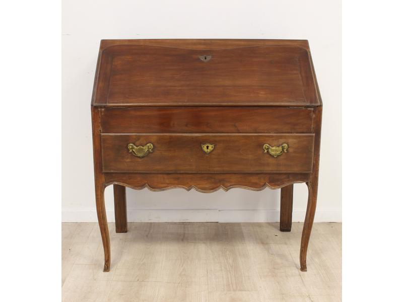 BUREAU DE PENTE en acajou et placage d'acajou...