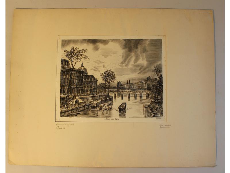 LOT de 7 gravures principalement sur Par...