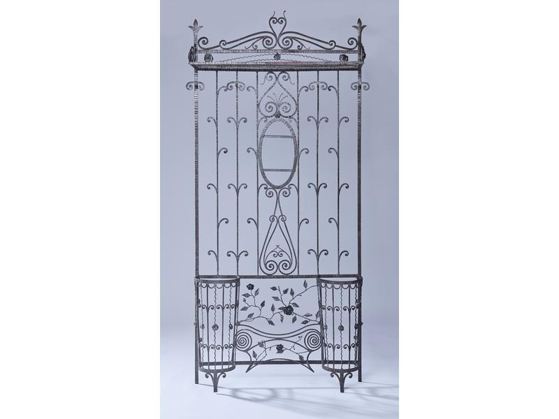 PORTE-MANTEAU PORTE-PARAPLUIE en fer forgé...