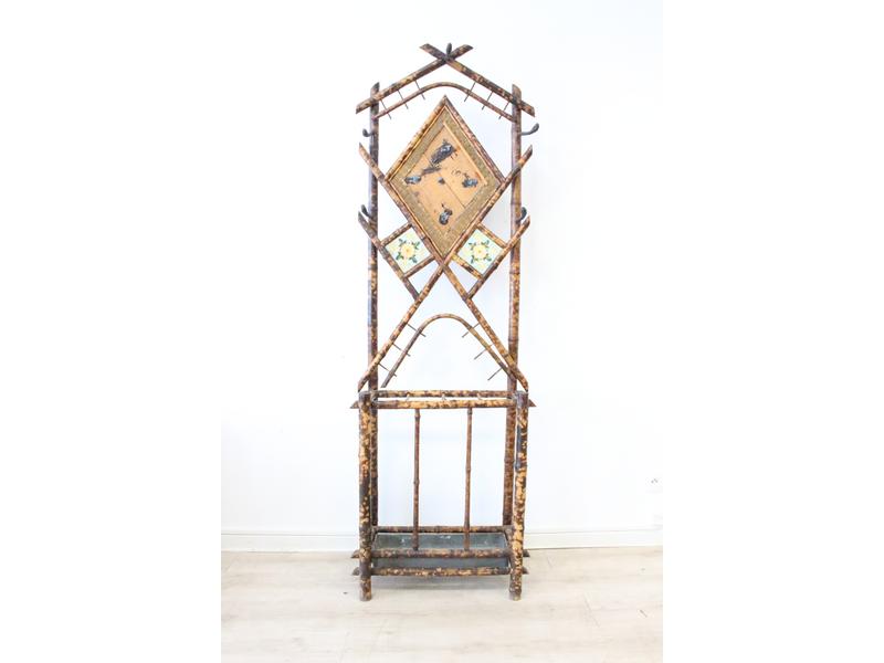 PORTE-MANTEAU PORTE-PARAPLUIE en bambou,...